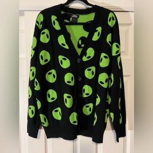 alien cardigan - SOLD